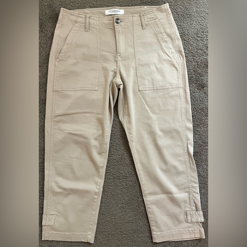 Liverpool Beige Trousers